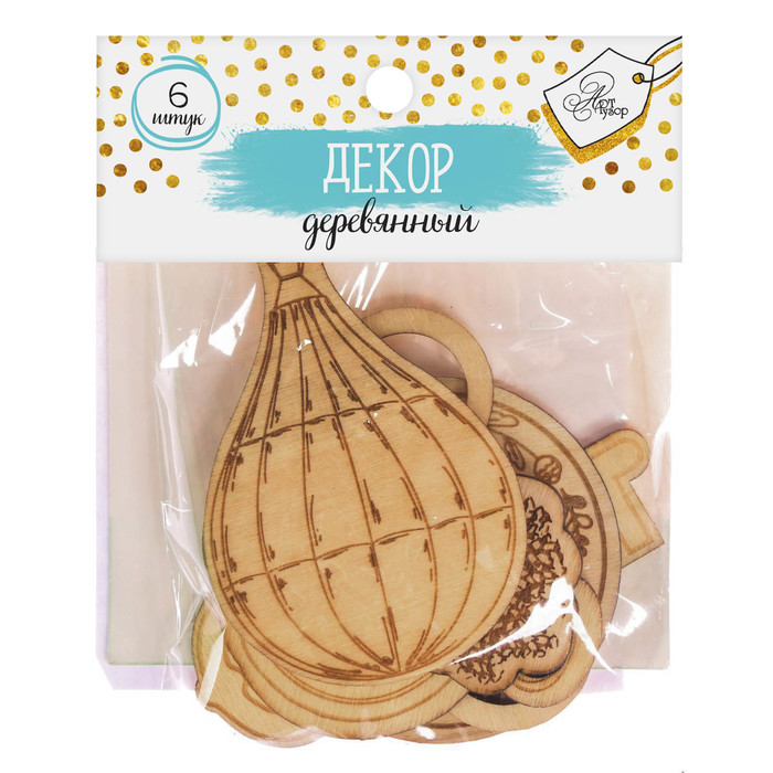 Набор заготовок из дерева "Счастье рядом", 9 х 10 см