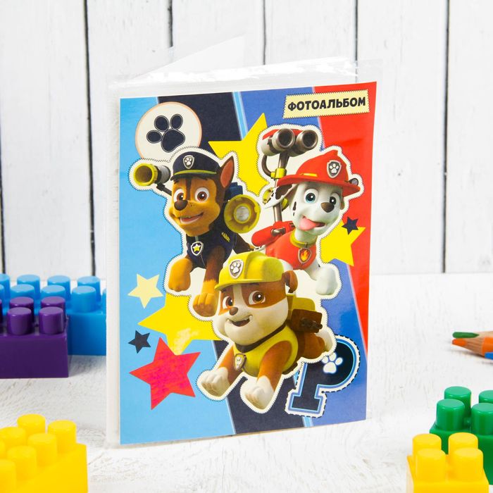 Щенячий патруль. Подарочный набор фоторамка + Щенячий патруль. Фотоальбом 36 листов "Гончик"