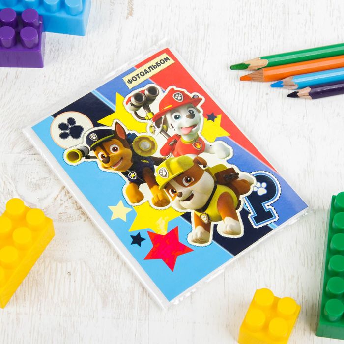 Щенячий патруль. Подарочный набор фоторамка + Щенячий патруль. Фотоальбом 36 листов "Гончик"