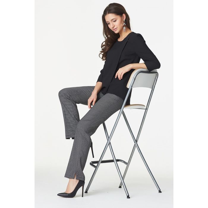 Брюки женские, размер 42, цвет тёмно-серый 460-11