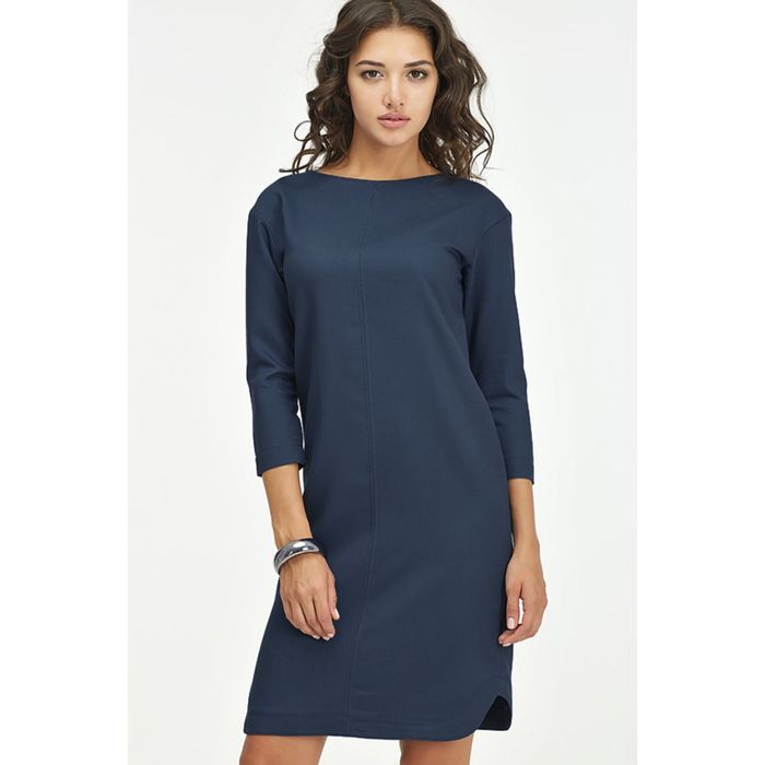 Платье женское, размер 44, цвет тёмно-синий 765-08-01