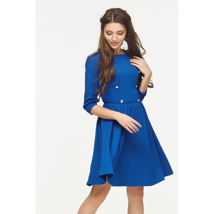 Платье женское, размер 48, цвет васильковый 772-08-01