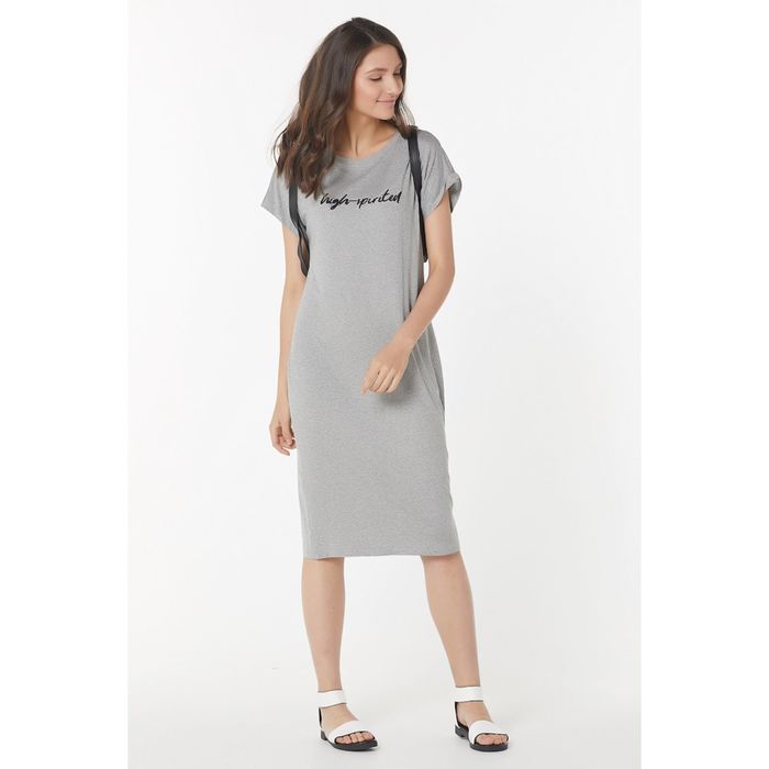 Платье женское, размер 44, цвет серый 782-11