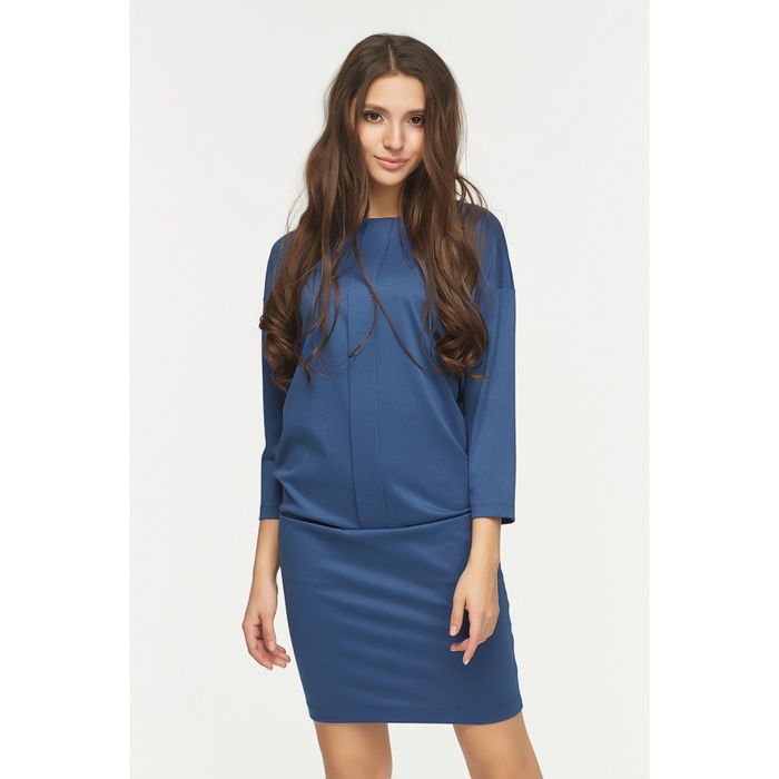 Платье женское, размер 44, цвет синий маренго 787-08