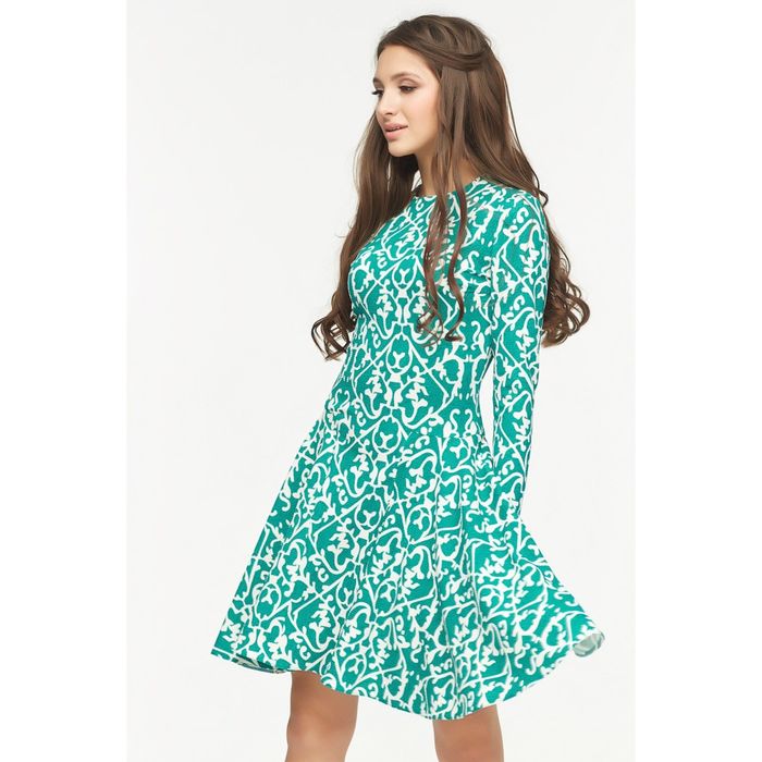 Платье женское, размер 44, цвет зелёный 799-15