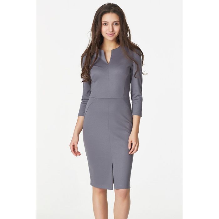 Платье женское, размер 46. цвет серый 105-11