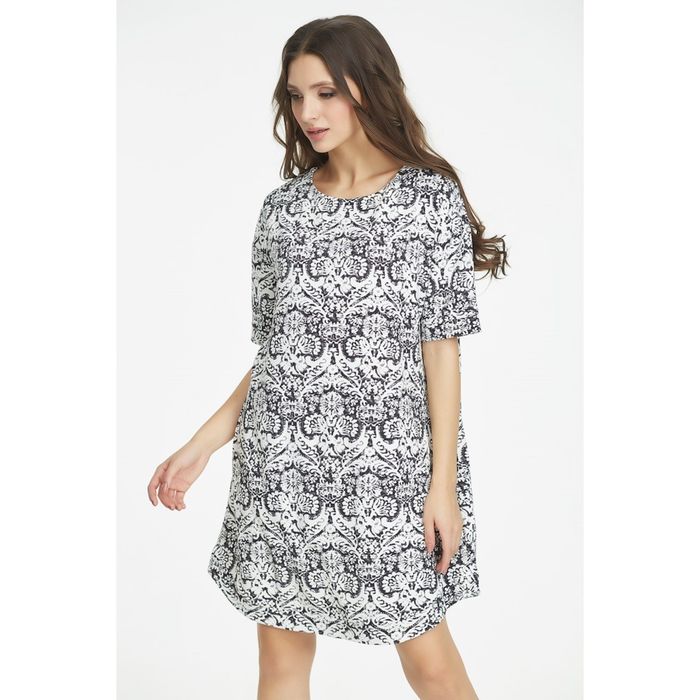 Платье женское, рзамер 42, цвет серо-белый 112-11