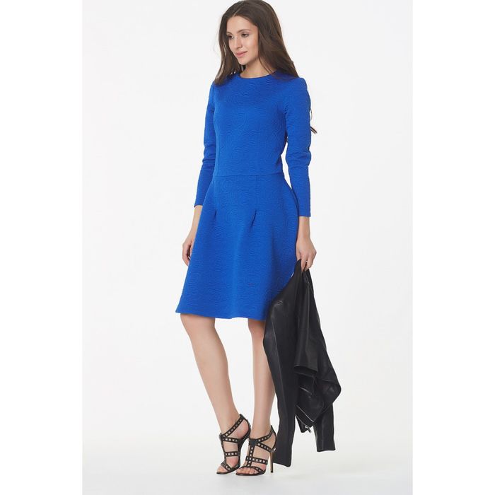 Платье женское, размер 48, цвет синий 132-08