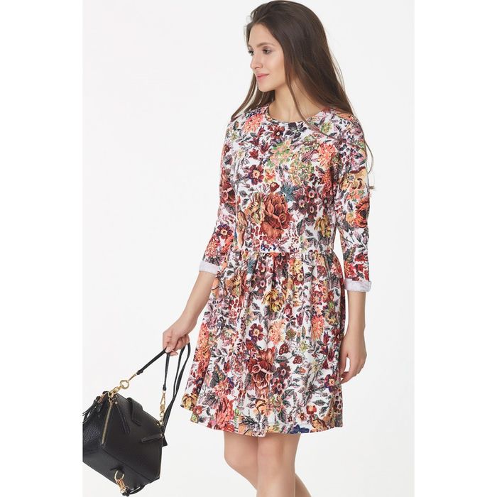 Платье женское, размер 42, цвет молочный 165-02