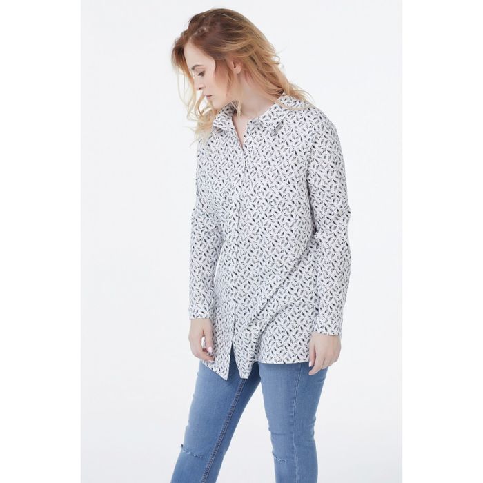 Рубашка женская, размер 52, цвет белый 2-213-02