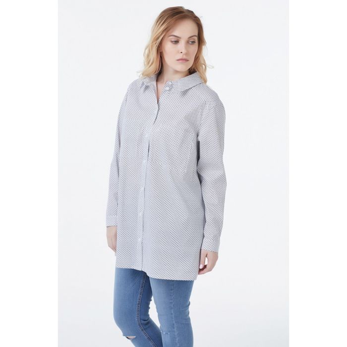 Рубашка женская, размер 50, цвет белый 2-213-02-01