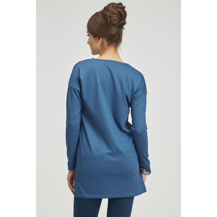 Туника женская, размер 48, цвет джинсовый 155-08