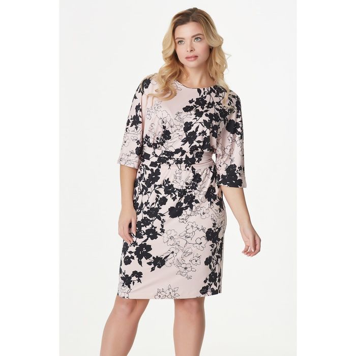 Платье женское, размер 52, цвет розовый 2-108-04