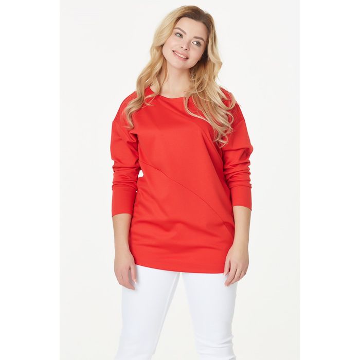 Туника женская, размер 52, цвет красный 2-502-03