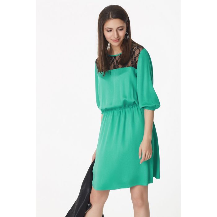 Платье женское, размер 44, цвет зелёный 220-15