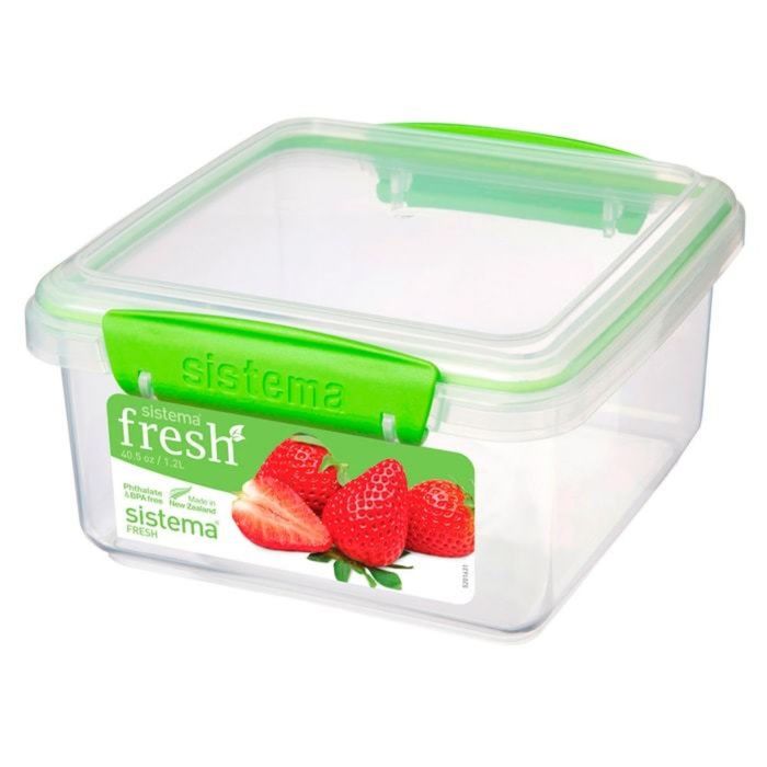Контейнер Sistema, зелёный, 1,2 л
