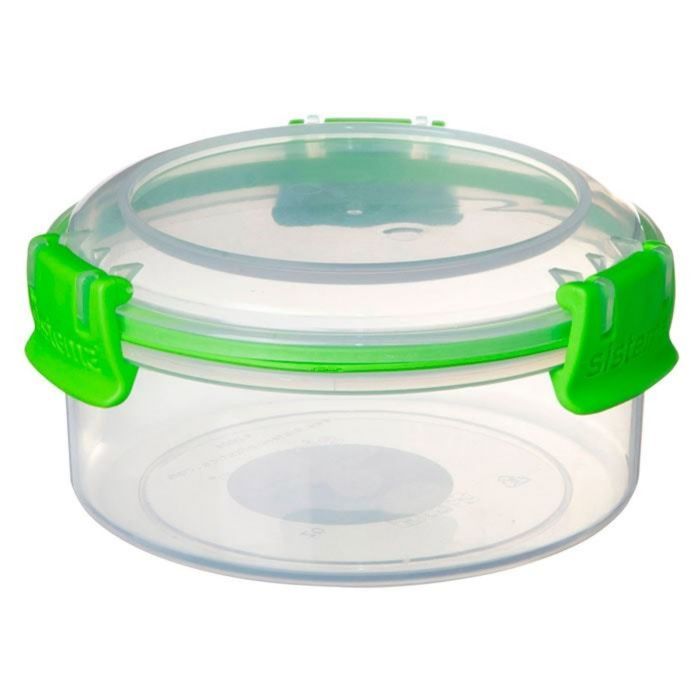 Контейнер круглый Sistema, зелёный, 300 мл