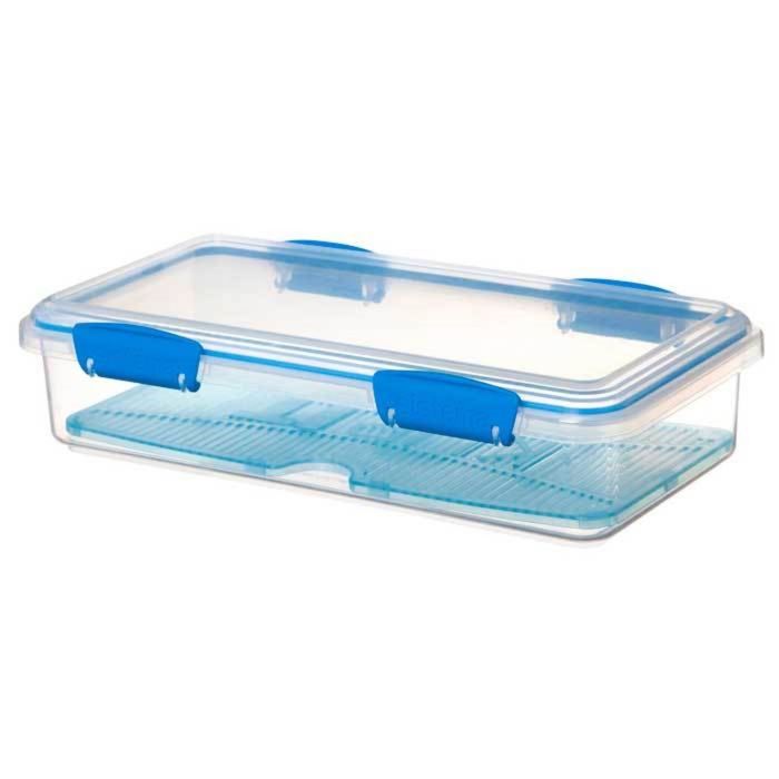 Контейнер для закусок Sistema, голубой, 1,75 л
