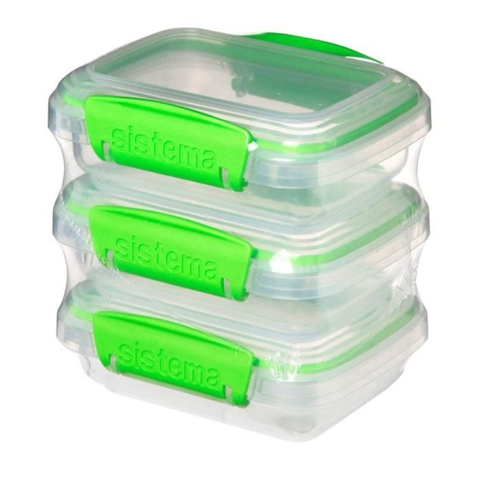 Набор контейнеров Sistema, 200 мл 3 шт.