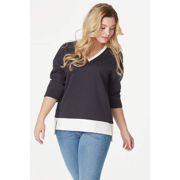 Блуза женская, размер 54, цвет чёрный 2-507-01