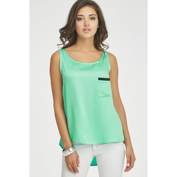 Блуза женская, размер 46, цвет мятный 255-15