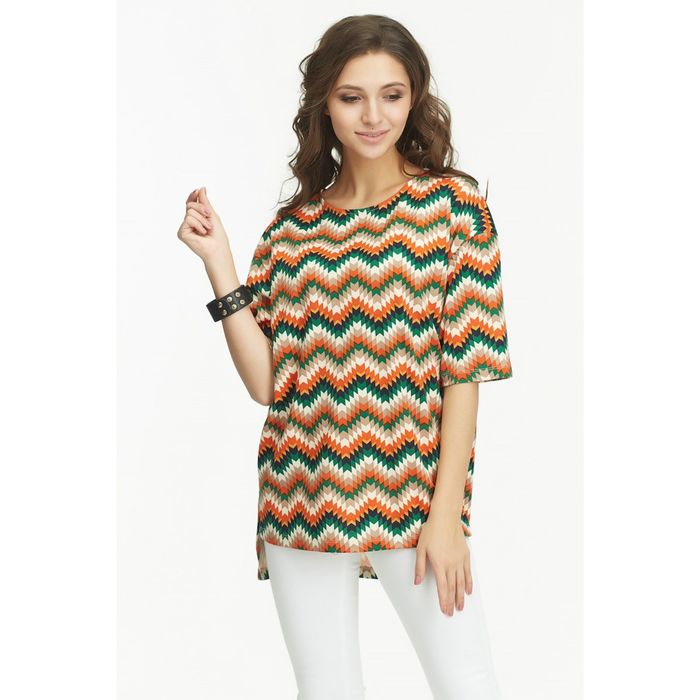 Блуза женская, размер 46, цвет разноцветный 534-13