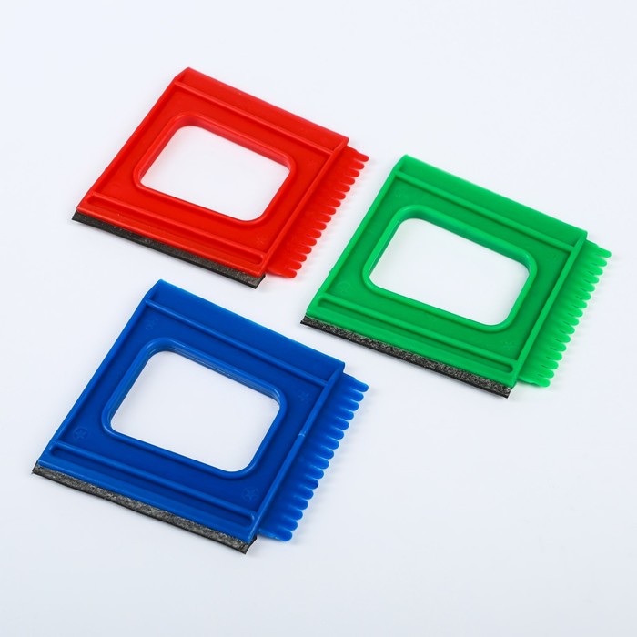 Скребок для льда "ГЛАВДОР", четырехсторонний, МИКС