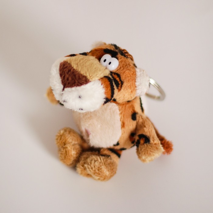 Мягкая игрушка-брелок "Леопард" в коробочке