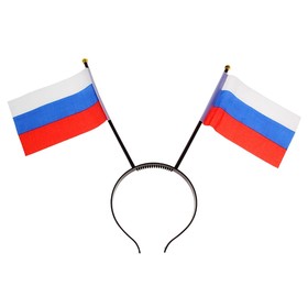 

Ободок с флагами «Россия»