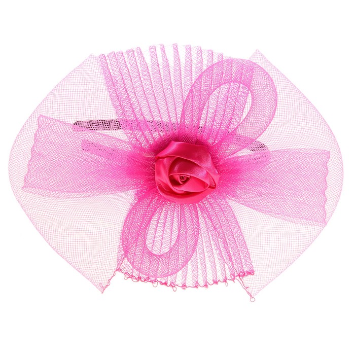 Карнавальный ободок "Цветок", разборный, большой, цвета МИКС