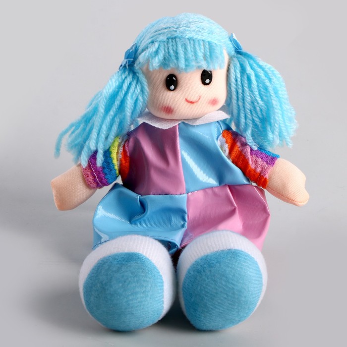 Мягкая игрушка Кукла, в кожаном сарафане, цвета МИКС