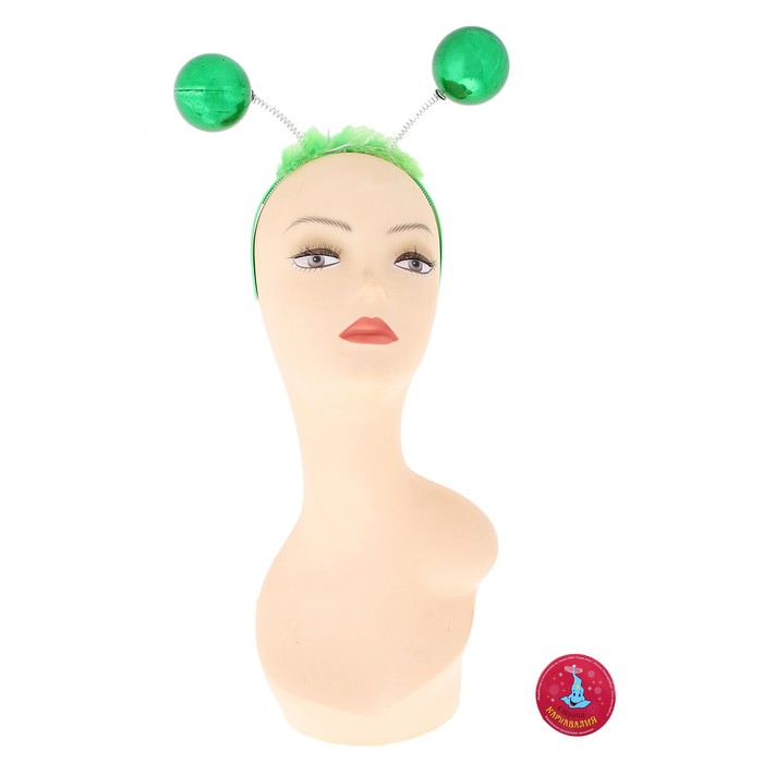 Карнавальный ободок "Шары", цвета МИКС