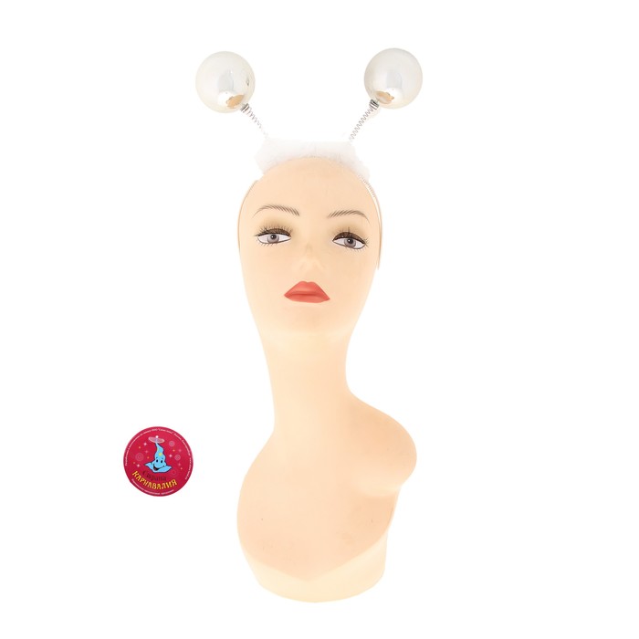 Карнавальный ободок "Шары", цвета МИКС