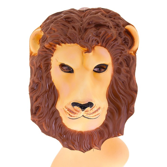 Маска из мягкого пластика "Лев"