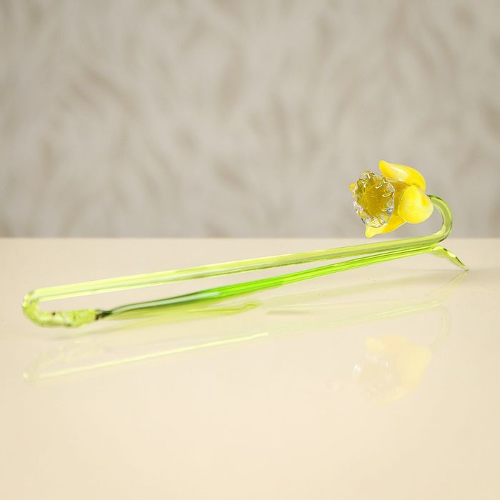 Авторское стекло цветы "Колокольчик", микс