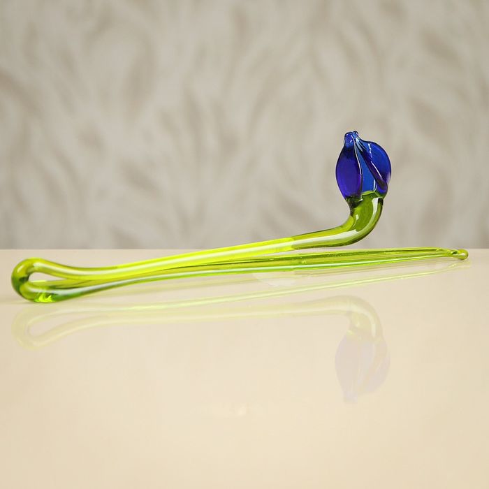 Авторское стекло цветы "Триумф"