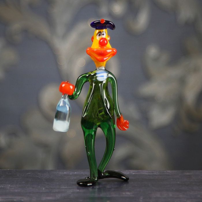 Авторское стекло профессии "Зюзя", микс, 9 х 5 х 15 см