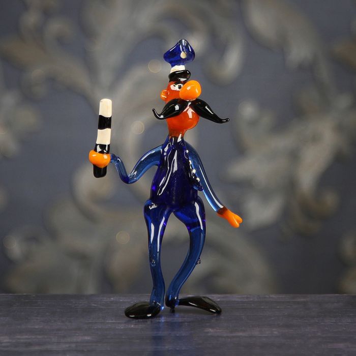 Авторское стекло профессии "Работник ДПС", 3 х 9 х 18 см