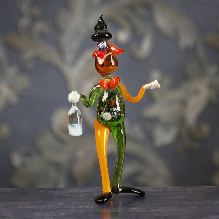 Авторское стекло профессии "Зюзик", 9 х 18 х 7 см