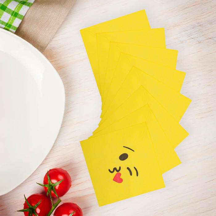 Салфетки бумажные "Поцелуйчик" (набор 20 шт) 33*33 см