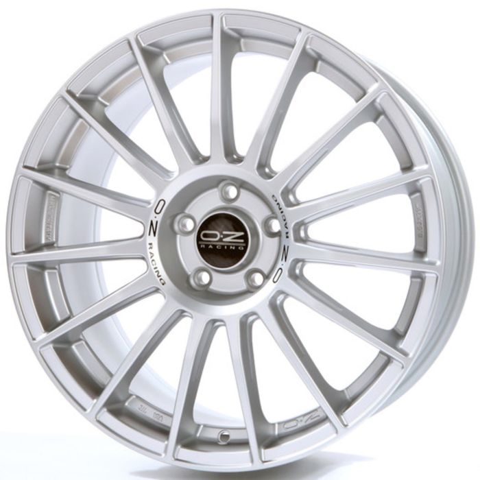Диск OZ Superturismo LM 8,0x18 5x108 ET45 d75 Matt Race Silver Black Lettering (W0185420319) dL   25