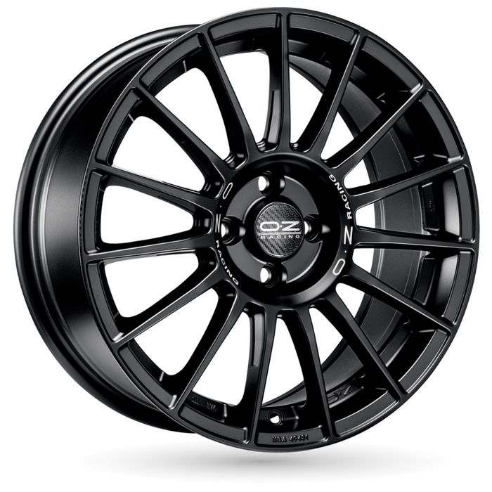 Диск OZ Superturismo LM 8,5x19 5x112 ET30 d75 Matt Black Silver Lettering (W01852202R9) dL