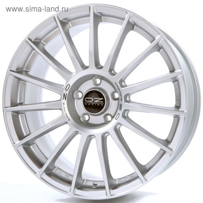 

Диск литой OZ Superturismo LM 8,5x19 5x112 ET38 d75 Matt Race Silver Black Lettering