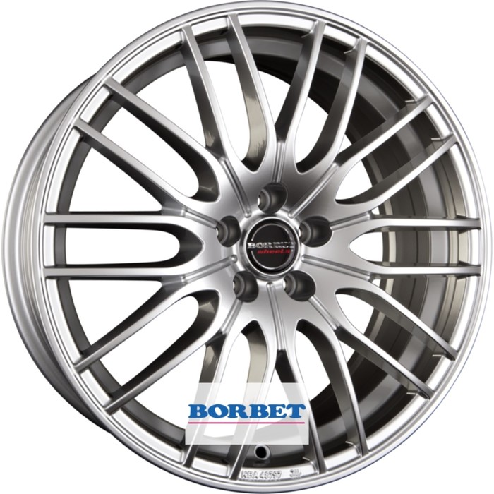 Диск Borbet CW4x5 8,0x17 5x112 ET48 d72,5 Sterling Silver (221311)