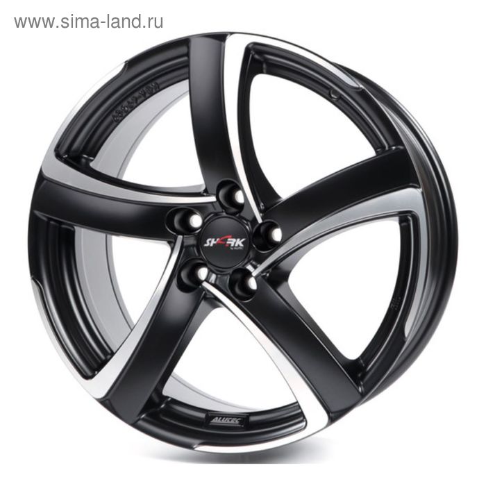 фото Диск литой alutec shark 7,5x17 5x112 et38 d70,1 racing black front polished