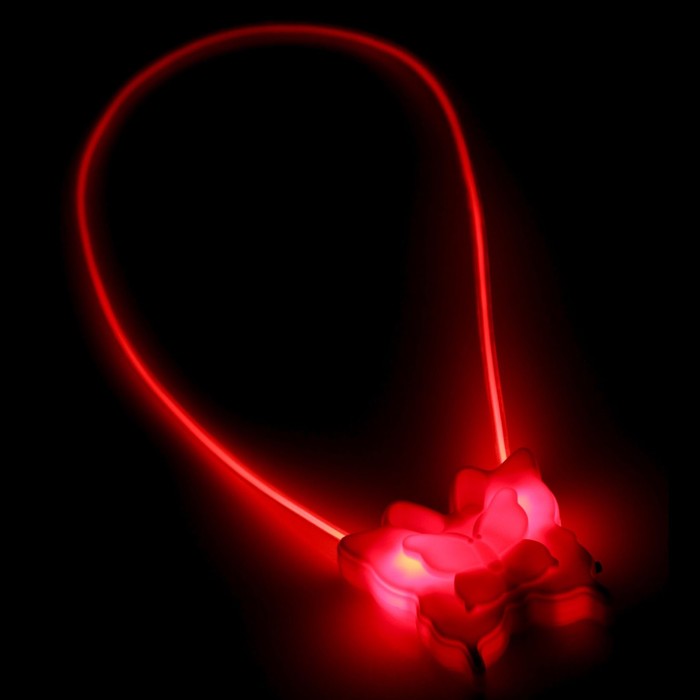 Подвеска световая, "Бабочка", цвета МИКС