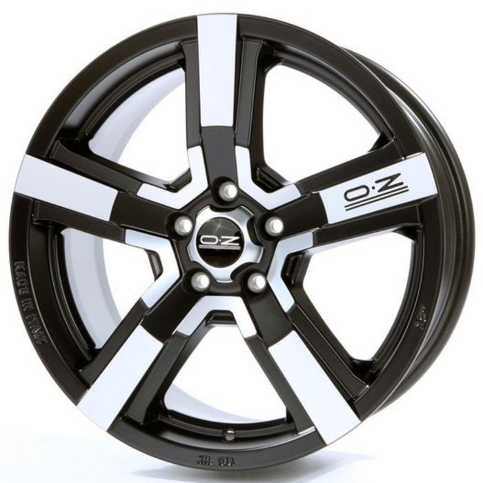 Диск OZ Versilia 9,5x20 5x120 ET52 d65,1 Matt Black Diamond Cut (W0181400154)