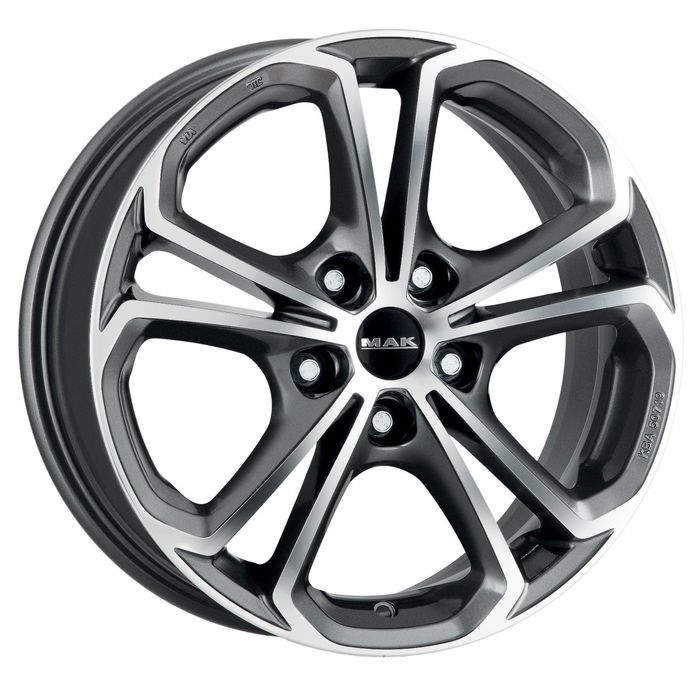 Диск MAK Hessen 6,5x16 5x114,3 ET40 d76 Gunmetal Mirror Face (F6560HEQM40FF)