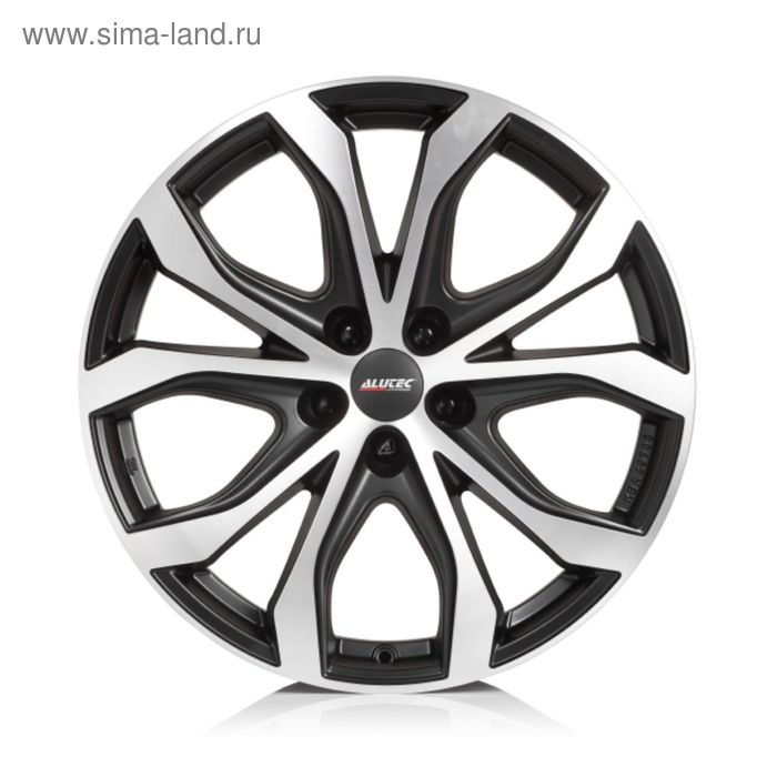 фото Диск литой alutec w10x 8,0x18 5x130 et53 d71,5 racing black front polished