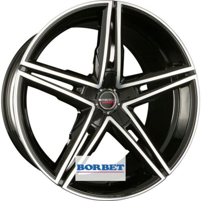 Диск Borbet XRS 8,5x19 5x112 ET40 d72,5 Black Polished Glossy (222353)